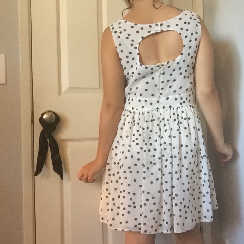 polka dot dress